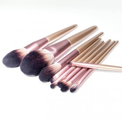 2021 Personalized Custom Logo Colorful Cute Rose Gold Wholesale Professional Bling Luxury Private Label Makeup Brushes