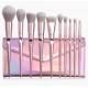 2021 10 PCS makeup brushes Rose Gold custom logo high quality wholesale other custom best selling makeup brush set with bag