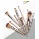 10PCS hot sell makeup brushes custom logo high quality cheap wholesale other custom Champagne Gold makeup brush set with bag